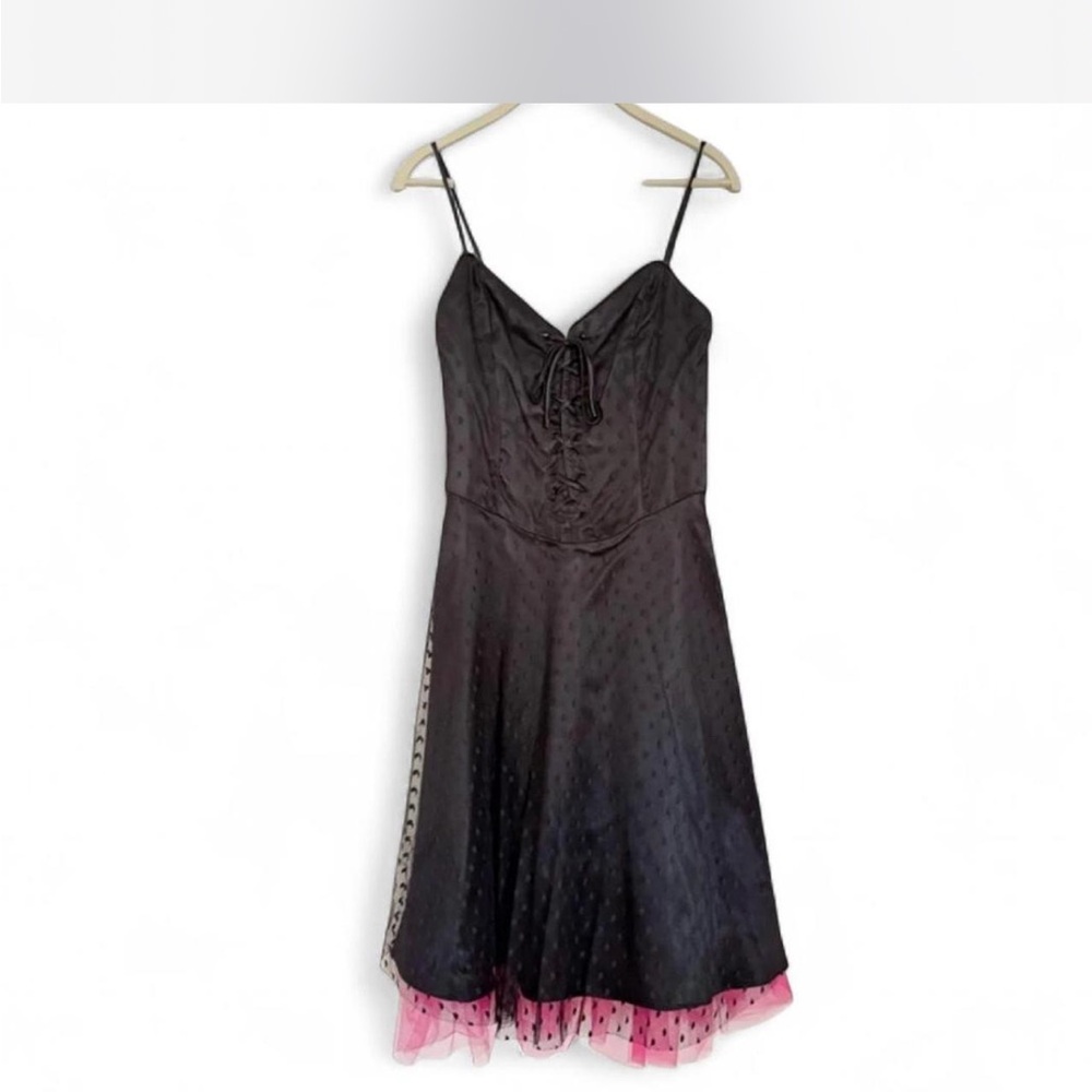 Jessica McClintock Pink/Black Dress